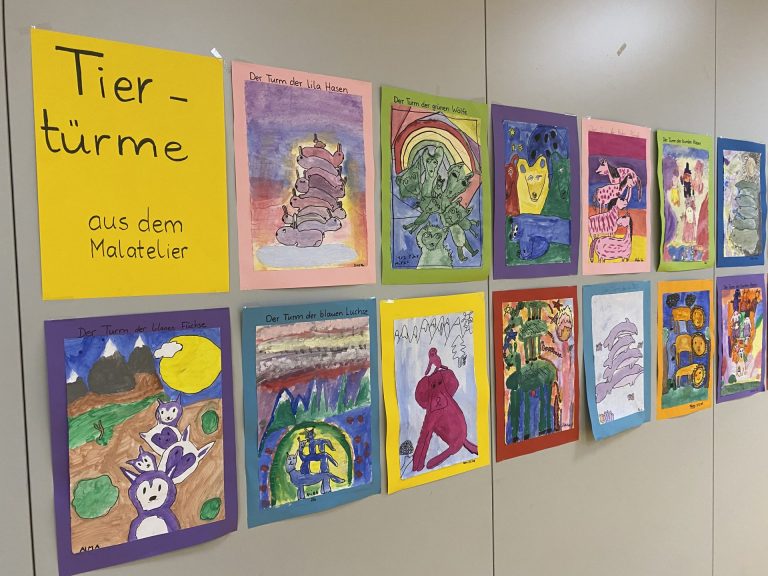 Das farbenfrohe Malatelier 