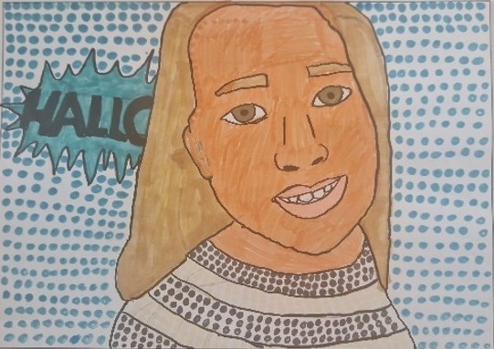 Kunstprojekt Klasse 3/4 orange